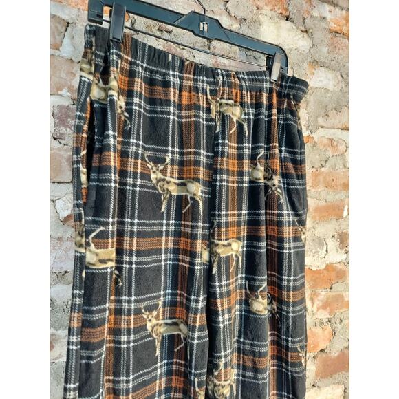 Woodland Creek Light Pajama Lounge Pants Mens Sz XL Outdoor Deer Hunting ab - Picture 2 of 3